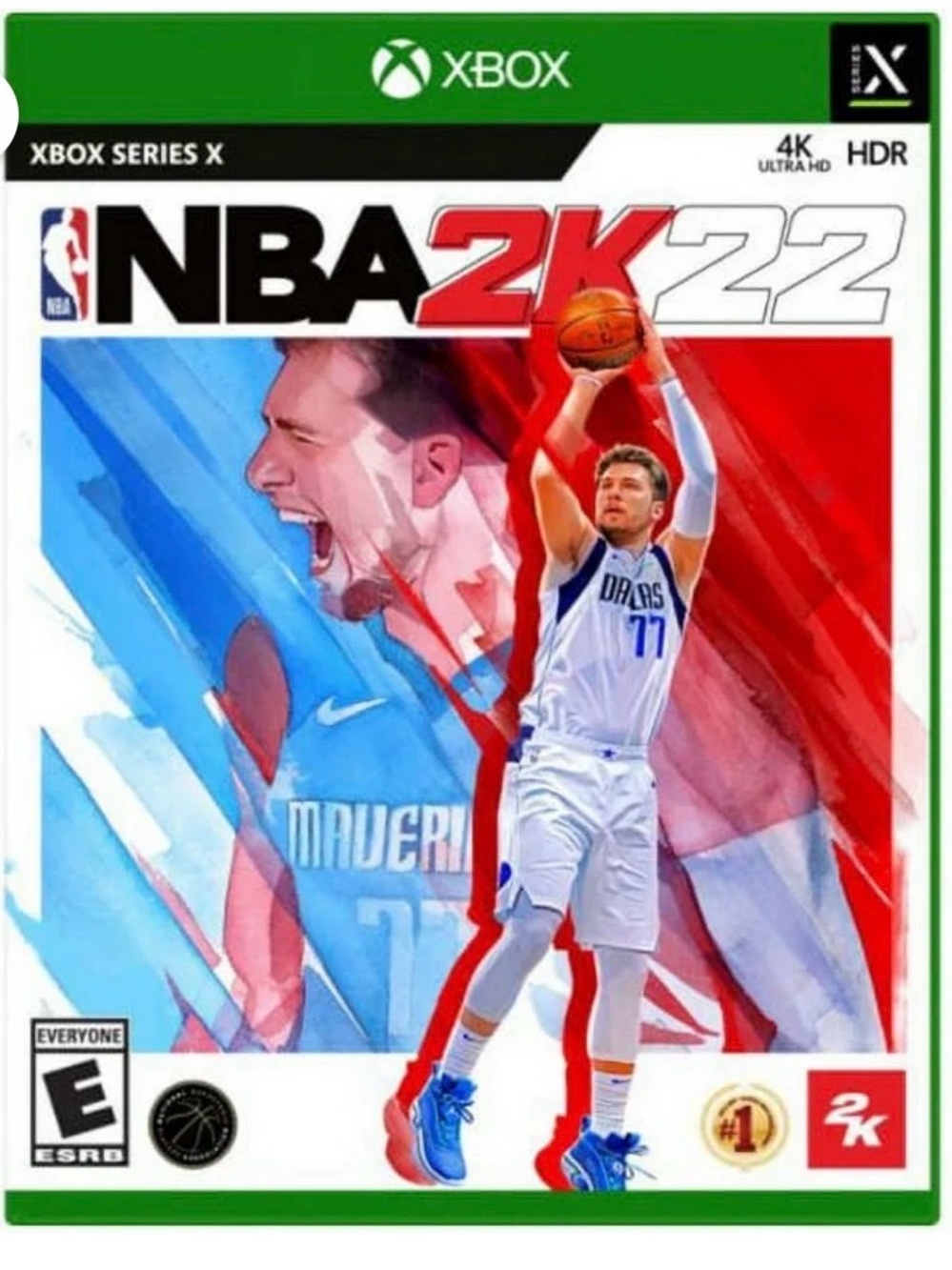 Microsoft NBA 2K22 Xbox Series X Cover - Blue, White, Red